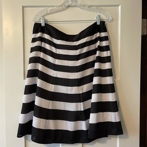 High Waisted Striped Skirt